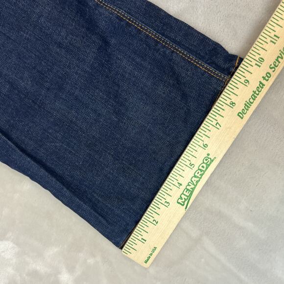 Levis 525 Jeans Womens 16 Blue Denim Perfect Waist Bootcut Tummy Control Casual - Picture 4 of 12